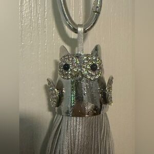 OWL TASSEL BAG CHARM/KEY CHARM, NWOT